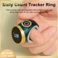 Enigma- Smart Ring Counter Clicker Waterproof Digital Tally Counter Ring with Time Reminder Rechargeable Finger Counter for Easy Tracking Adjustable Smart Design Smart Tally Counter. 