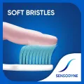 Sensodyne Toothbrush: Sensitive Tooth Brush With Soft Rounded Bristles For Adults, 3 pieces (Manual,Multicolor,Buy 2 Get 1 free). 
