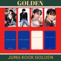 Nightmaree BTSs BTS JUNG KOOK Jungkook GOLDEN album SOLO collection photo card peripheral postcards. 