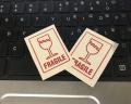 50 Fragile Stickers for Sensitive Packaging Glass Safe Package & Daraz Package Safe. 
