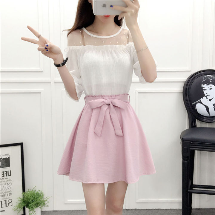 Jianlou-Women's%20Chiffon%20Shirt%20Summer%20Skirt%20Short%20Skirt%20Autumn%20and%20Winter%20Korean%20Style%20Loose%20Bottoming%20Top%20Quality%20Assurance%20-%20Image%206