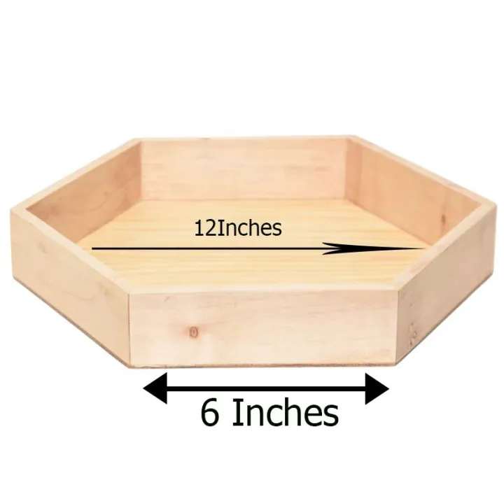 Natural%20Finish%20Wood%20Hexagonal%20Tray%20(12x12%20INCHES)%20-%20Image%204