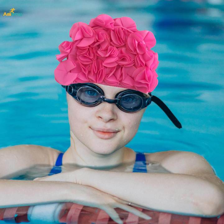 Rubber swimming hats on sale