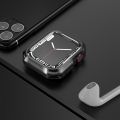 Transparent Two-color Armor Case For Apple Watch Series 6 & SE & 5 & 4 44mm. 