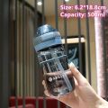 KECTTIO 550ML Kids Water Bottles With Straw Portable Leak-proof Seal School Water Cups Girl Drinking Kettles With Shoulder Strap. 