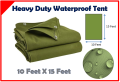 Heavy Duty Waterproof Tent Oxford Fabric Trap Tarpaulin Sun Rain Cover Tent. 