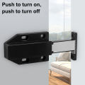 Door Push Latch Easy Installation Single-headed Magnetic Push Release Latch. 
