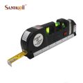 Laser Level Pro 3 Multipurpose 2.5m Measurement Hand tool 4in1 Laser Level Tools. 