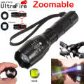 2000 Lumen Cree XML T6 Zoomable LED Flashlight Focus Zoom Light Torch 18650/AAA. 