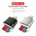 iPhone Mini OTG USB Flash Memory Card Reader For Lightning To TF Micro SD Card Reader For Iphone Ipad Ipod. 