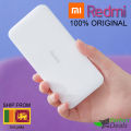 Branded Xiaomi Redmi Power Bank 10000mAh Powerbank QC3.0 Portable Charger 2 USB Port Battery Pack External Mi Power Bank 10000 mAh. 