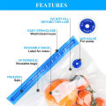 10Pcs Reusable Vacuum Sealer Bags Kitchen Food Storage Bags Food Saver Packaging Bags Food Vacuum Sealer Kitchen Organizer. 