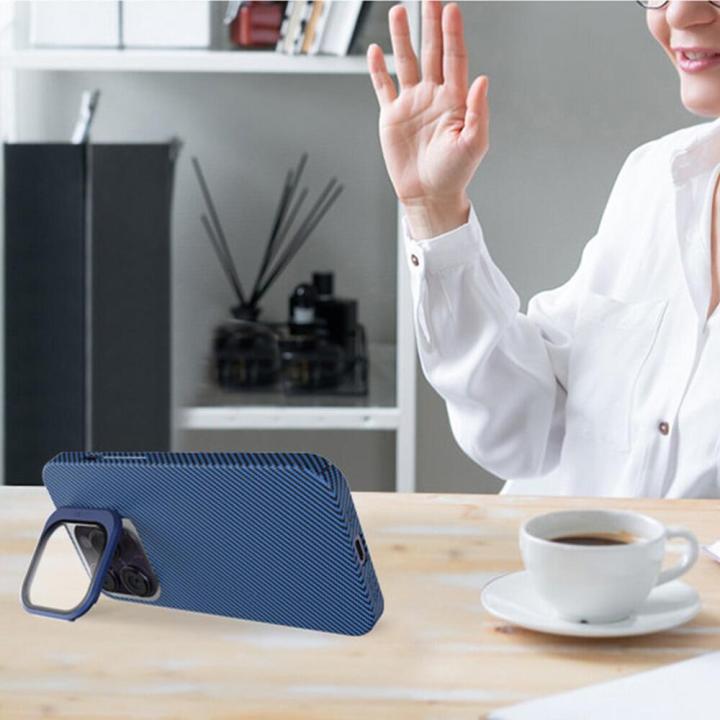 HOCE%20Luxury%20Carbon%20Fibre%20Lens%20Glass%20Plating%20Bracket%20Phone%20Case%20For%20iPhone%2015%2014%2013%2012%20Pro%20Max%20Cases%20Ultrathin%20PC%20Shockproof%20Back%20Cover%20-%20Image%2010