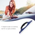 【blue】 Wiper Silicone Cars Window Wash Clean Car Windshield Cleaner Wiper Squeegee Drying Shower Kits Scrubber. 