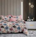 Pure twill cotton queen size bedsheet 3D. 