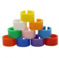 Pigeon Rings 15pcs_Random Colour_High quality_Lock Model. 