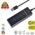 USB HUB 3.0 High Speed 4 Ports Splitter For Desktop PC Laptop. 