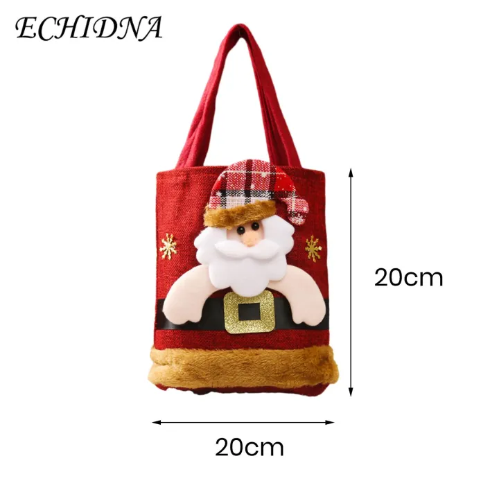 Heavy%20Duty%20Fabric%20Gift%20Bag%20Christmas%20Gift%20Handbag%20Cute%203d%20Santa%20Snowman%20Elk%20Bear%20Design%20Reusable%20Heavy%20Duty%20Cloth%20Bag%20for%20Grocery%20Treats%20Candy%20Perfect%20Party%20Favor%20Present%20Bag%20Cute%20Christmas%20Gift%20Bag%20-%20Image%202
