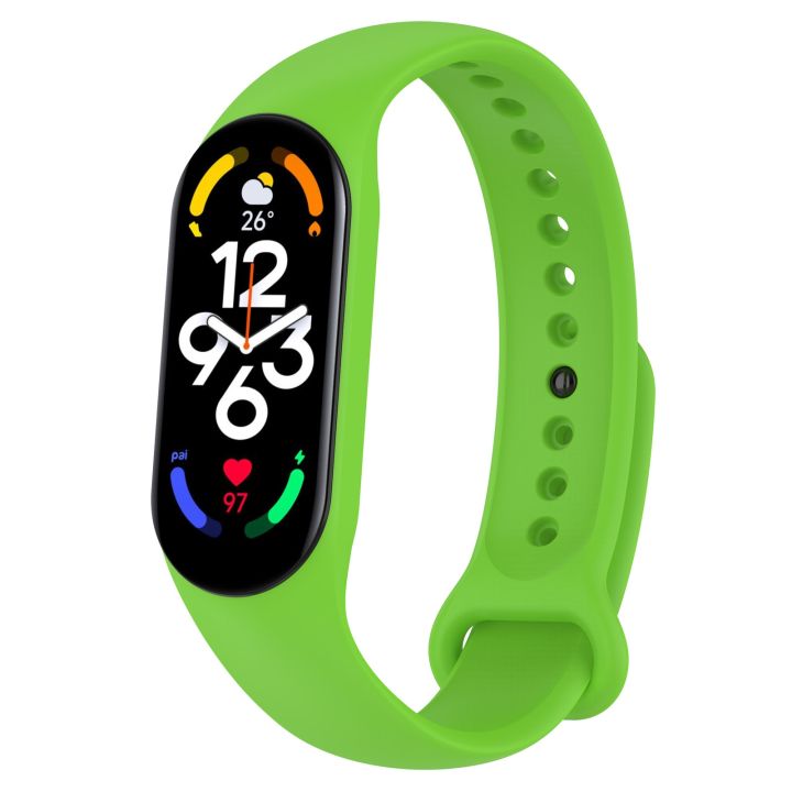 Watch Strap For Xiaomi Mi Band 7 / 7NFC / 6 / 6 NFC / 5 / 5 NFC / Amazfit Band 5 Official Silicone Watch Band