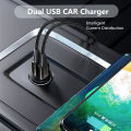 Mini 4.8A USB Fast Car Charger For Mobile Phone Tablet GPS For BMW E92 X1 M3 X6 E38 1 Series E83 E91 Z3 E65 F25 i3 i8 M X1 X2 X3. 