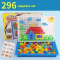 Creative Mosiac Art Bead Craft Set, 296 Pieces. 