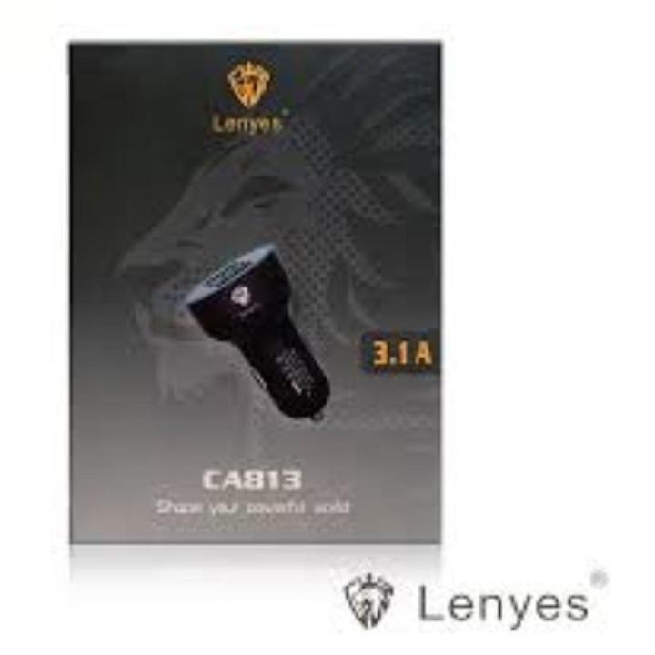 NEW Lenyes 2 USB Port Vehicle Charger / Car Charger CA813