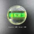 Spirit Level Vials Round Fame Square Horizontal Bubble Protractor for Three-direction Spirit Level Ruler. 