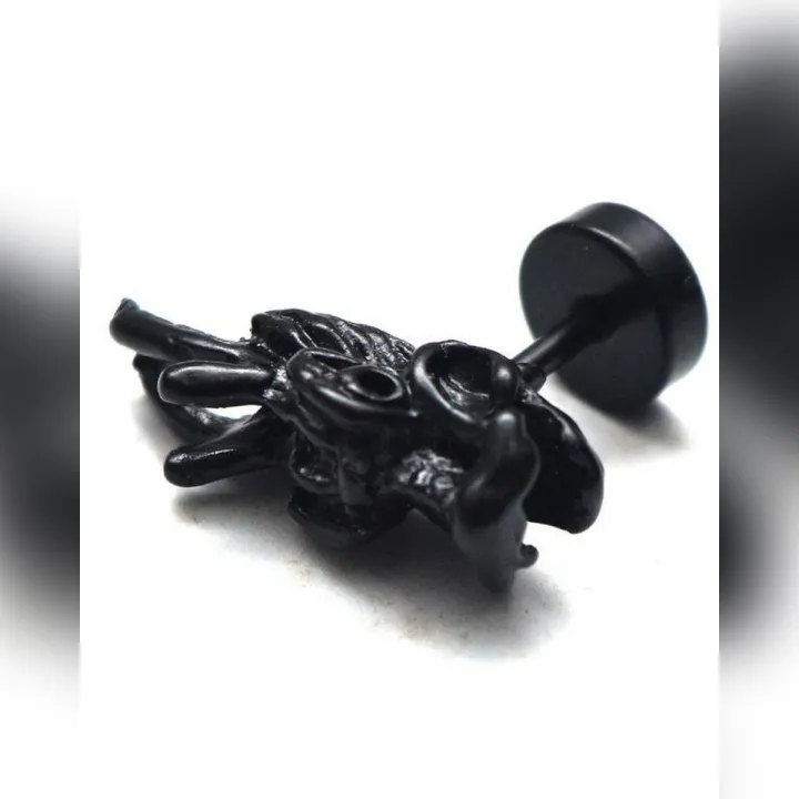 Men's Black Earring | Daraz.lk