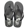 Black Colour Durable flip flops Rubber Slippers for Men. 