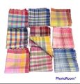 12 Pcs Ladies Hanky , Girls Hanky, School Hanky, Class hanky Office Hanke. 