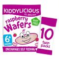 Kiddylicious Raspberry Wafers 6 Months+ 40g. 