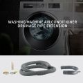 Drain Hose Extension Set Universal Washing Machine Hose 1.5M, Include Bracket Hose Connector and Hose Clamps Drain Hoses. 