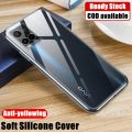 lthmy for Vivo Y21 V2111 Flexible Soft Matte Black Crystal Clear Phone Case Silicone Protective Back Cover. 
