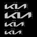 【Miga Plaza】1Piece KN Logo New Car Front Hood Emblem Rear Trunk Badge Decal Sticker Decoration Accessories for KIA K3 KX3 K5 KX5 K7 SPORTAGE R Sorento Ceed Rio Soul Forte Optima. 