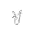 1 Pcs butterfly Non Pierced Without Hole Nose Ring Clip On Nose Hoop Ring Piercings Ear Cuff Tragus Earrings Cartilage. 