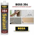 Boss 352 Acrylic Sealant Silicone/ Paintable Sealant Gum/ Weather Proof Sealant Glue with Nozzle/ Silicone Sealant Boss 352 Latex Gap. 