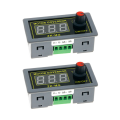 2X DC5V-30V 12v 24v 5A DC Motor Controller PWM Adjustable Speed Digital Display Encoder Duty Ratio Frequency -MG. 