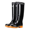 Four Seasons Rain Boots Men's High Tube Middle Tube Non-Slip Wear-Resistant Short Tube Tendon Bottom Fleece-lined Warm Rain Shoes Summer Rain Boots Men. 