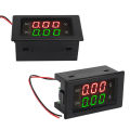 Voltage Current Display Meter Clear Digital Display LED Digital Voltmeter Ammeter Waterproof 0 To 300V 50A for Voltage Monitor. 