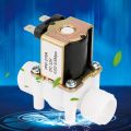 Dc12V N/C Normally Closed Water Solenoid Valve G1/2-Inch Plastic  Solenoid Valve for Water Dispenser. 