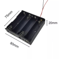 4×18650 battery holder. 