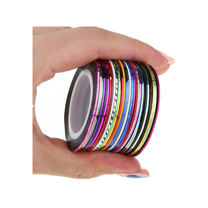 Monja%2064Pcs/Set%20Nail%20Set%20Nail%20Art%20Painting%20Brush%20Kit%205%20Pcs%20Rhinetstone%20Dotting%20Picking%20Pen%20Nail%20Foil%20Tape%20Sticker%20Diy%20Manicure%20Tool%20-%20Image%206