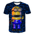 Summer T-Shirt Girls boys Captain Minionss Cartoon Print kids Clothes Fashion Harajuku Children'S Clothing anime T Shirt. 