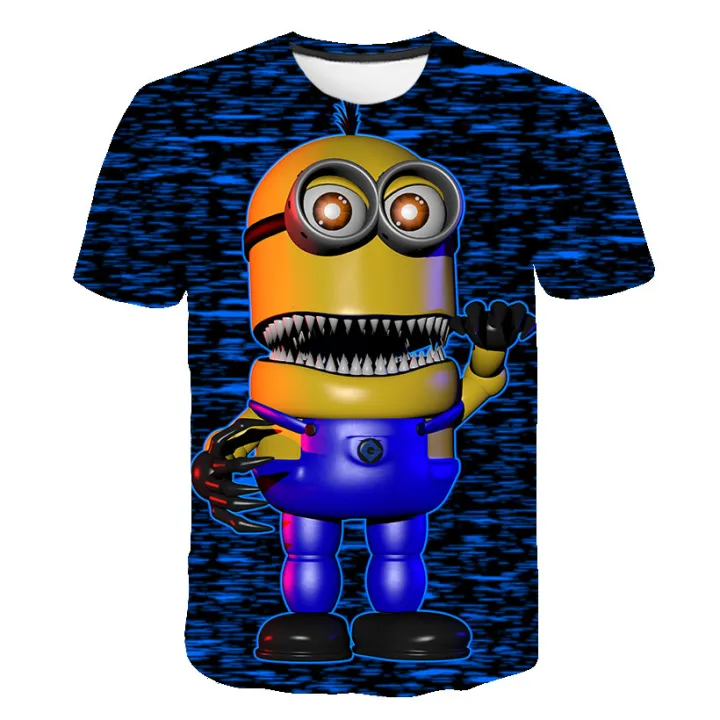 Summer%20T-Shirt%20Girls%20boys%20Captain%20Minionss%20Cartoon%20Print%20kids%20Clothes%20Fashion%20Harajuku%20Children'S%20Clothing%20anime%20T%20Shirt%20-%20Image%203