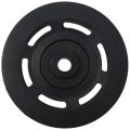 Spreeshop 4pcs 95mm Black Bearing Pulley Wheel Cable Gym Equipment Part Wearproof. 