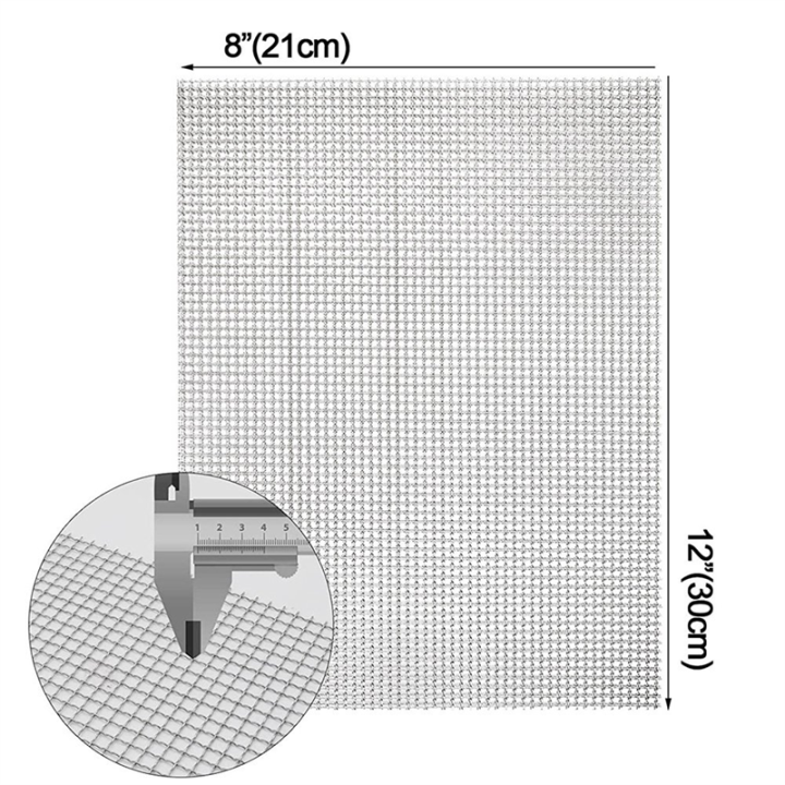 4Pc%2021cmX30cm%20Wire%20Mesh%20Silver%20Wire%20Mesh%20Sturdy%20Metal%20Mesh%20Sheets%20for%20DIY%20Projects%20304%20Stainless%20Steel%20No%20Rust%20Mesh%20Screen%20-%20Image%207