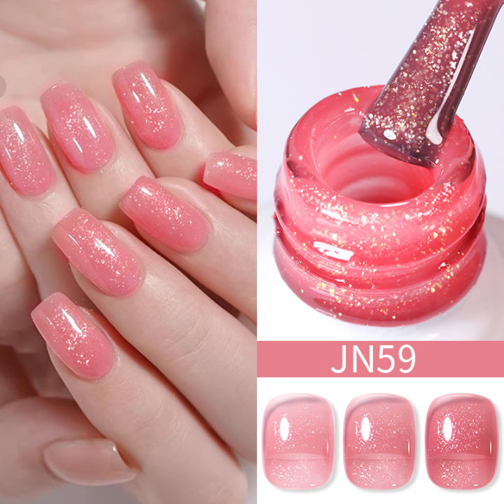 BORN%20PRETTY%20Jelly%20Nude%20Gel%20Nail%20Polish%2010ml%20Light%20Pink%20Peach%20Translucent%20Color%20UV%20Light%20Cure%20Gel%20Varnish%20Nail%20Art%20DIY%20at%20Home%20-%20Image%207