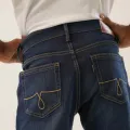 Moose Men’s Slim Fit Jeans – Dark Indigo. 