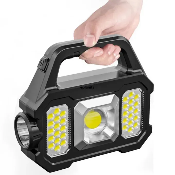 torch%20light%20Multifunctional%20searchlight%20outdoor%20waterproof%20solar%20powered%20charging%20bank%20strong%20light%20flashlight%20Cob%20hand%20in%20hand%20with%20lanternParty%20Packs%20Sets%20-%20Image%205