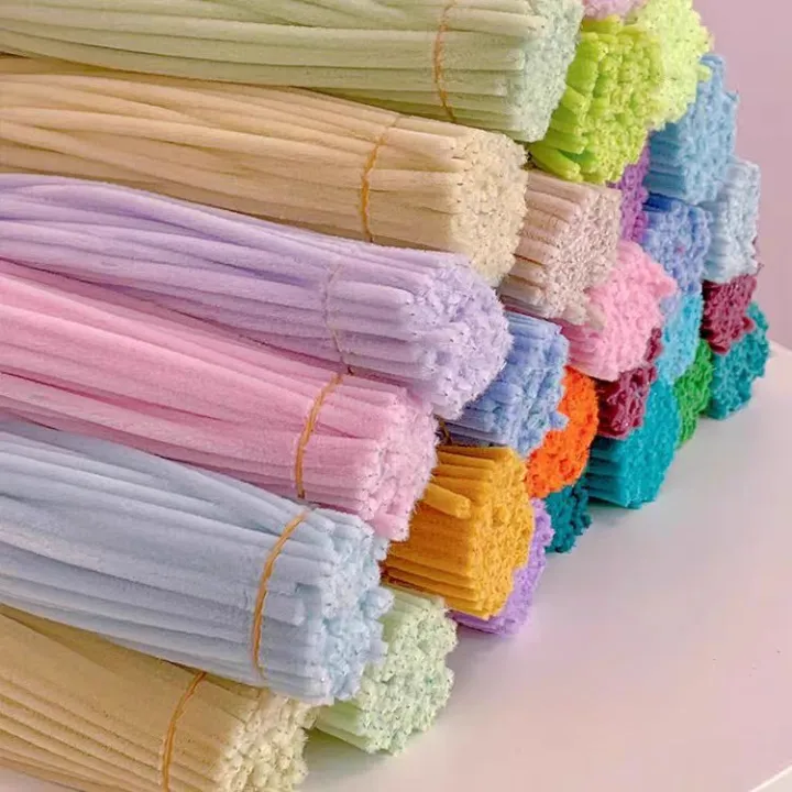 100%20Pcs%20%2030cm%20Quality%20Multi%20Color%20Pipe%20Cleaners%20for%20Craft%20Flowers%20Making%20-%20Image%204